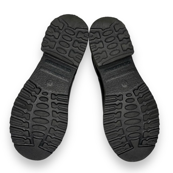 Ilse Jacobsen Black Rubber Chelsea Lug Sole Short Ankle Rain Boot 8 38 - Picture 6 of 11